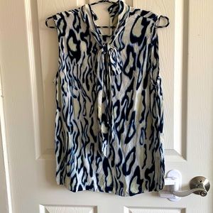 Equipment silk top blouse